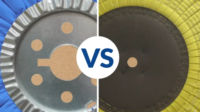 Riduzioni metalliche o cartone per disco abrasivo Riduzione del disco abrasivo: differenze tra cartone e metallo e come scegliere